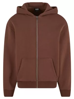 Férfi pulóver URBAN CLASSICS TB7284 CSOKOLÁDÉBARNA