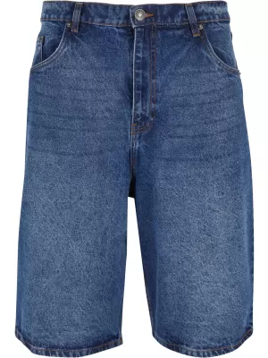 Rövidnadrág URBAN CLASSICS TB6639 ÚJ KÖZEPES KÉK MOSOTT