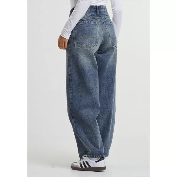  Hölgyek URBAN CLASSICS TB7099 ÚJ SÖTÉTKÉK MOSOTT 