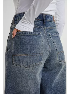 Hölgyek URBAN CLASSICS TB7099 ÚJ SÖTÉTKÉK MOSOTT