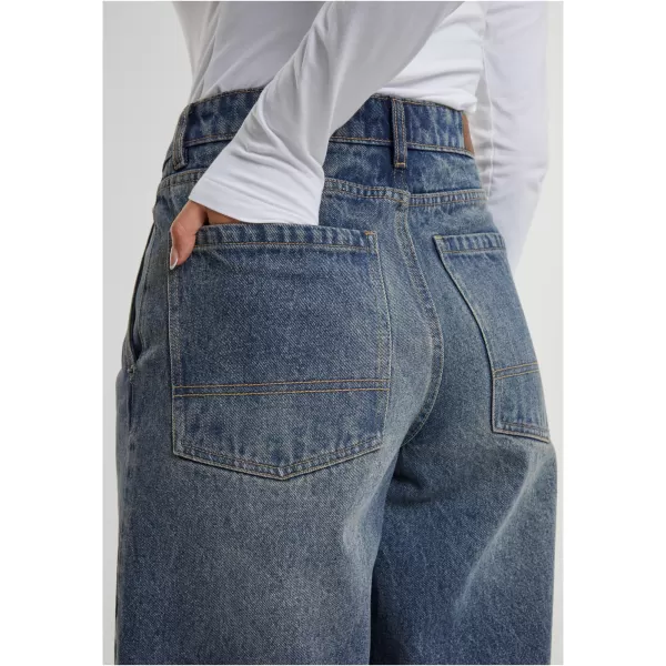  Hölgyek URBAN CLASSICS TB7099 ÚJ SÖTÉTKÉK MOSOTT 