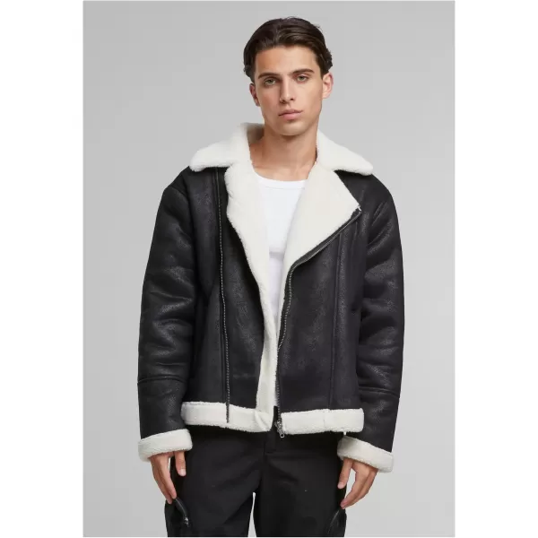  Kabát URBAN CLASSICS TB7048 FEKETE/FEHÉR HOMOK 