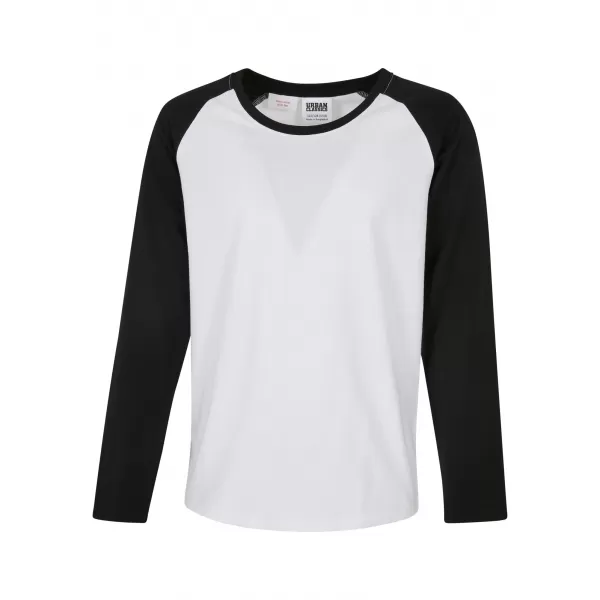  Gyermek póló URBAN CLASSICS UCK4539 FEHÉR/FEKETE 