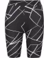 Hölgyek rövidnadrágja URBAN CLASSICS TB4346A GEOMETRIAI FEKETE/FEKETE 2 csomag