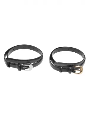 Női öv URBAN CLASSICS TB7208A FEKETE/EZÜST/FEKETE/ARANY