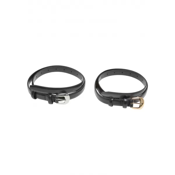 Női öv URBAN CLASSICS TB7208A FEKETE/EZÜST/FEKETE/ARANY 