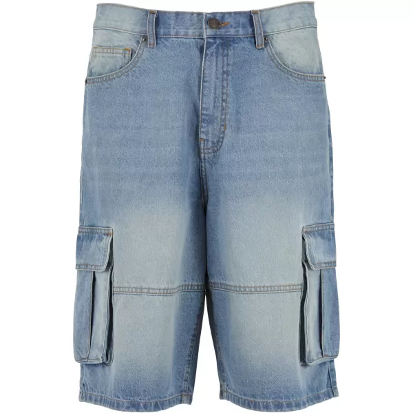  Rövidnadrág URBAN CLASSICS TB7367 ÚJ, VILÁGOSKÉK PISZKOS MOSOTT 