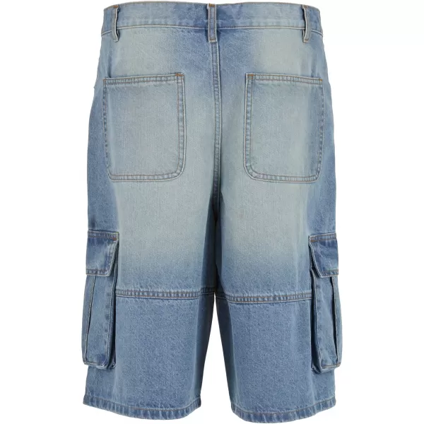  Rövidnadrág URBAN CLASSICS TB7367 ÚJ, VILÁGOSKÉK PISZKOS MOSOTT 