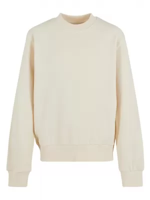 Gyermek pulóver URBAN CLASSICS UCK6663 FEHÉR/HOMOK