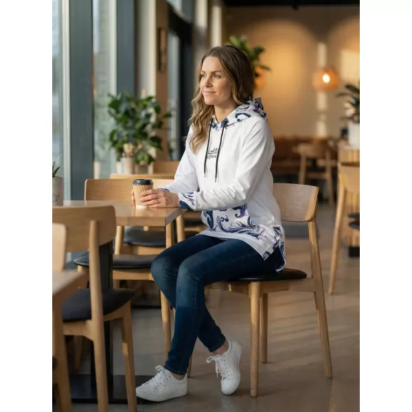  Női funkcionális pulóver prémium ALTISPORT VOJ/ALW065MI03 FEHÉR/LILA 