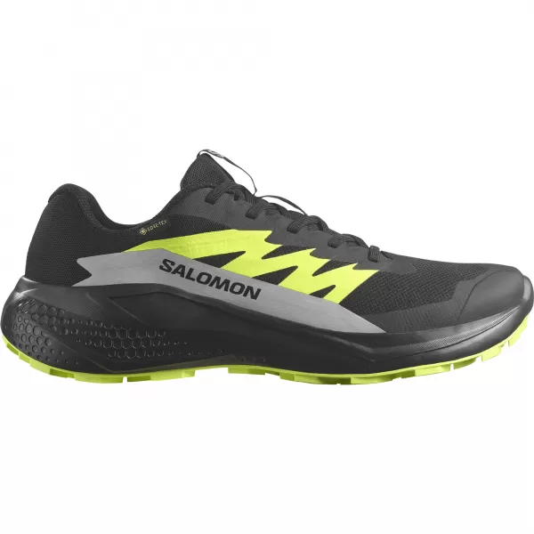  Férfi cipők SALOMON ALPHAGLIDE GTX L47802000 FEKETE/ÖTVÖZET/ÉLES ZÖLD 