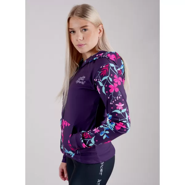  Női pulóver a zip prémiumon ALTISPORT VOJ/ALW063MI02 FUKSZIA 