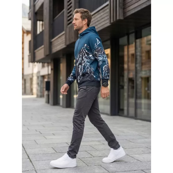  Férfi pulóver a zip prémiumon ALTISPORT VOJ/ALM059MI02 HADITENGERÉSZET 