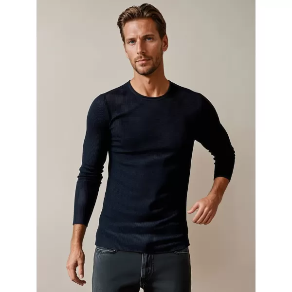  Férfi pulóver DSTREET WX2294 SÖTÉTKÉK 