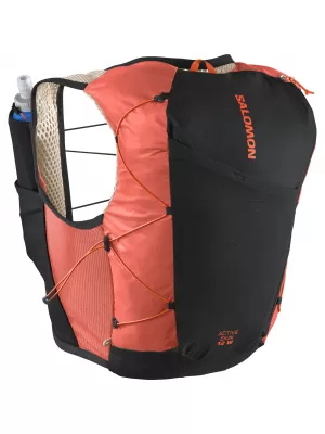 Női hátizsák SALOMON ACTIVE SKIN 12 WOMEN SET LC2663200 EMERGLOW/FEKETE