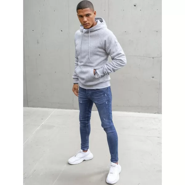  Férfi pulóver DSTREET BX5481 VILÁGOSSZÜRKE 