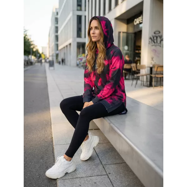  Női funkcionális pulóver prémium ALTISPORT VOJ/ALW066MI03 FEKETE -PINK 