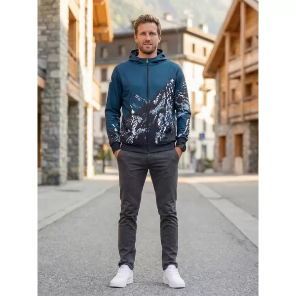  Férfi pulóver a zip prémiumon ALTISPORT VOJ/ALM059MI02 HADITENGERÉSZET 