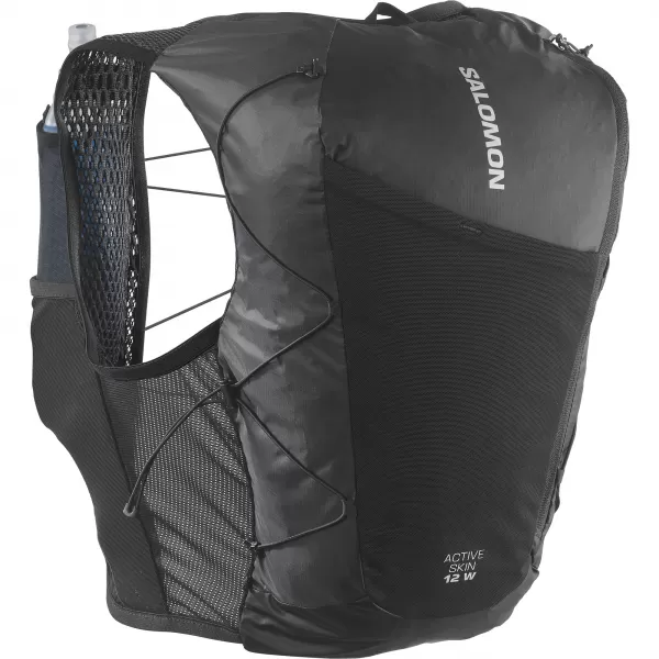  Női hátizsák SALOMON ACTIVE SKIN 12 WOMEN SET LC2178600 FEKETE/FÉM 