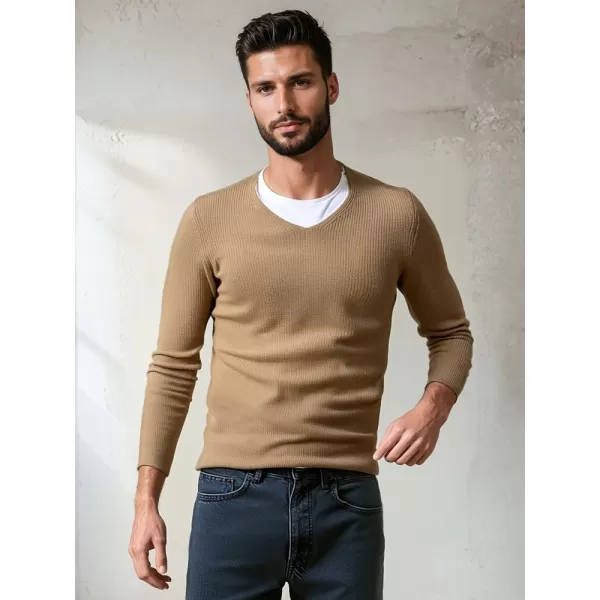  Férfi pulóver DSTREET WX2306 KARAMELLA 