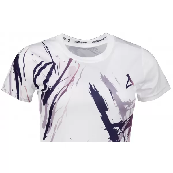  Női funkcionális T -piró prémium ALTISPORT VOJ/ALW074TR01 FEHÉR -VIOLET 