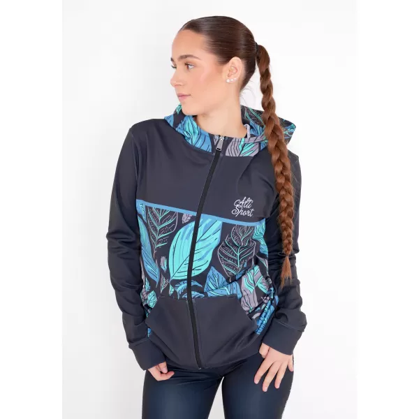  Női pulóver a zip prémiumon ALTISPORT VOJ/ALW061MI02 KÉK 