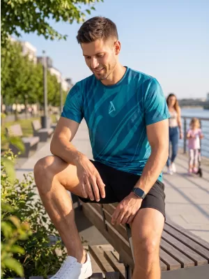 Férfi funkcionális T -piró prémium ALTISPORT VOJ/ALM072TR01 KEROZIN
