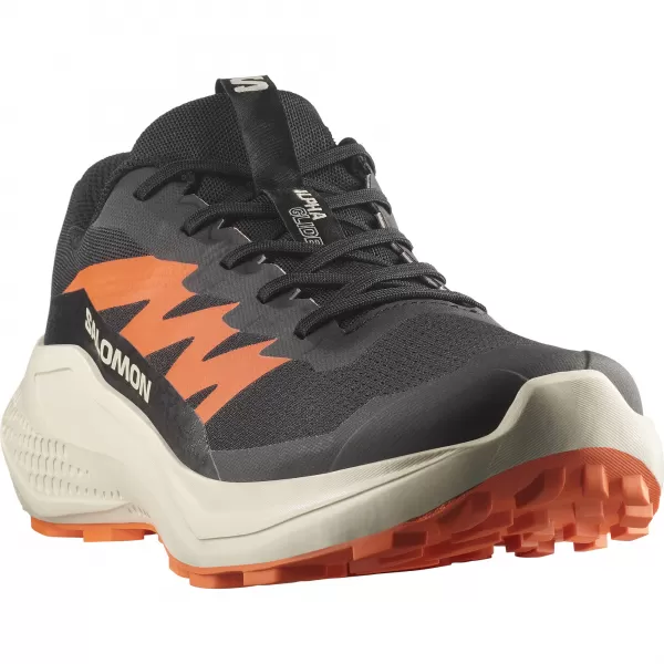  Férfi cipők SALOMON ALPHAGLIDE L47801100 FEKETE/ESŐS NAP/VÖRÖS NARANCS 