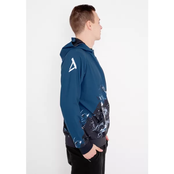  Férfi pulóver a zip prémiumon ALTISPORT VOJ/ALM059MI02 HADITENGERÉSZET 