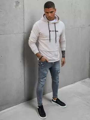 Férfi pulóver DSTREET BX5477 KARAMELLA