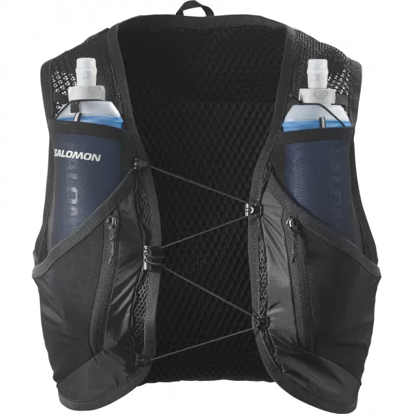  Férfi hátizsák SALOMON ACTIVE SKIN 12 SET LC2177400 FEKETE/FÉM 