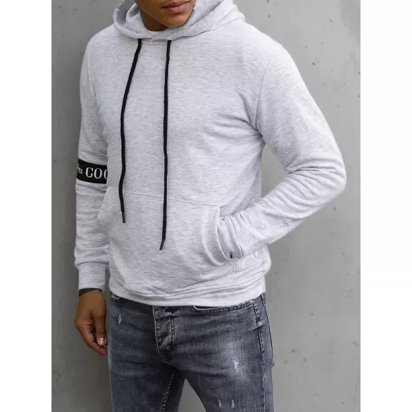 Férfi pulóver DSTREET BX5435 VILÁGOSSZÜRKE 