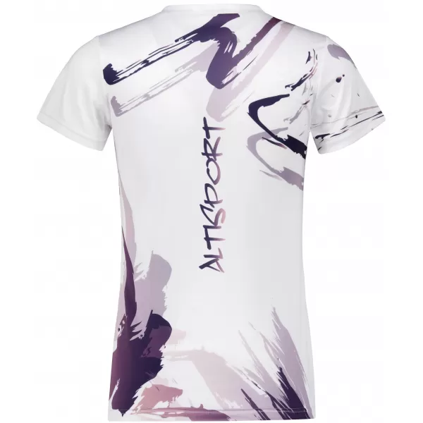  Női funkcionális T -piró prémium ALTISPORT VOJ/ALW074TR01 FEHÉR -VIOLET 