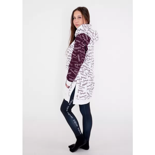  Női funkcionális pulóver prémium ALTISPORT VOJ/ALW067MI03 BURGUNDIA 