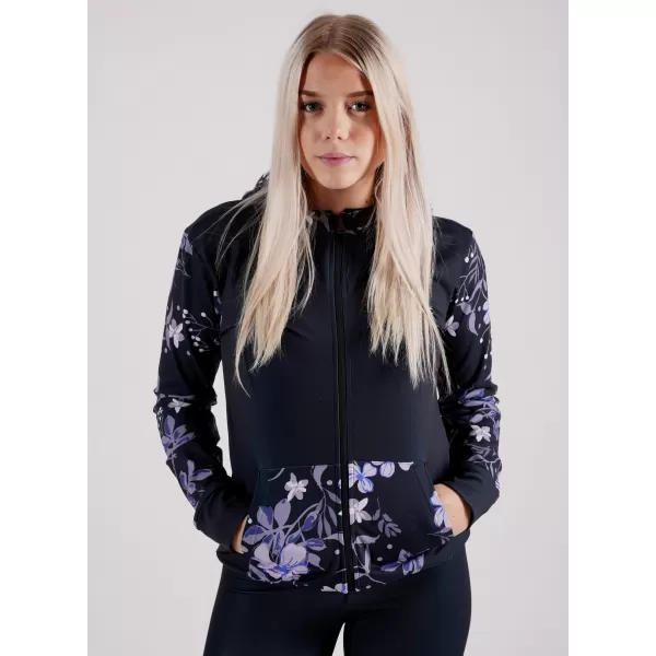  Női pulóver a zip prémiumon ALTISPORT VOJ/ALW063MI02 FEKETE 