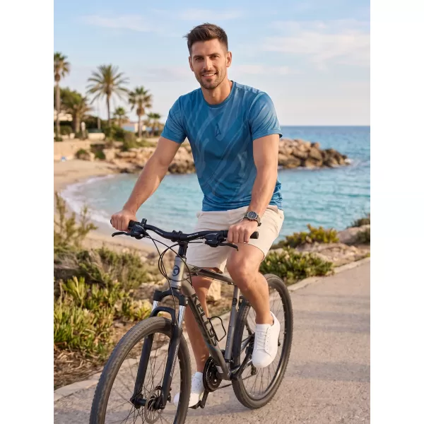  Férfi funkcionális T -piró prémium ALTISPORT VOJ/ALM072TR01 ÉJFÉLI KÉK 