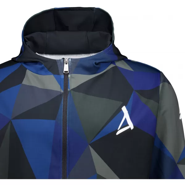  Férfi pulóver a zip prémiumon ALTISPORT VOJ/ALM007MI02 SÖTÉTKÉK 