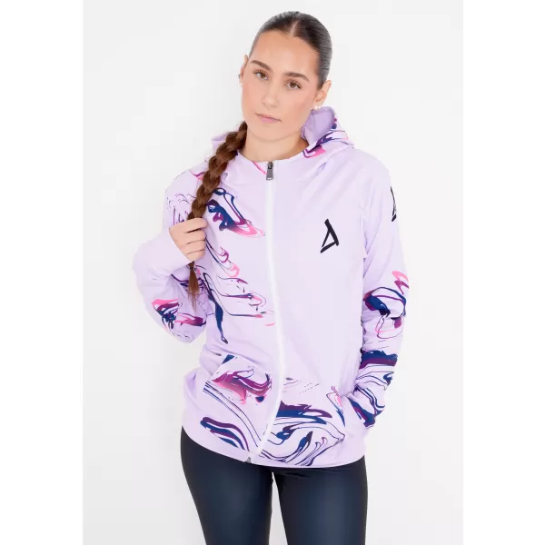  Női pulóver a zip prémiumon ALTISPORT VOJ/ALW064MI02 HALVÁNYLILA 
