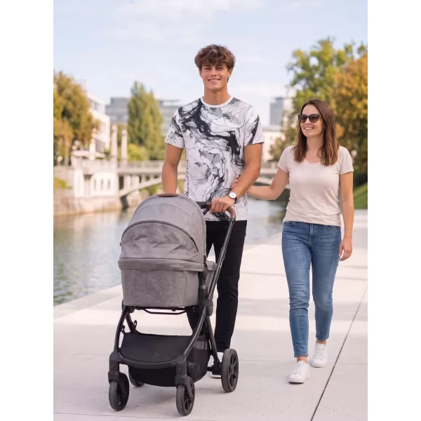  Férfi funkcionális T -piró prémium ALTISPORT VOJ/ALM071TR01 FEHÉR -ÉS -FEKETE 