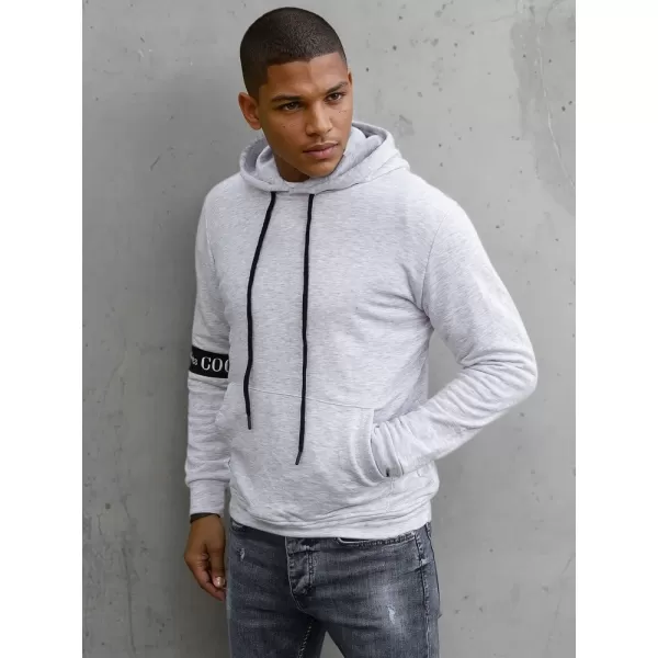  Férfi pulóver DSTREET BX5435 VILÁGOSSZÜRKE 