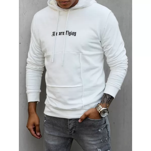  Férfi pulóver DSTREET BX5476 FEHÉR 