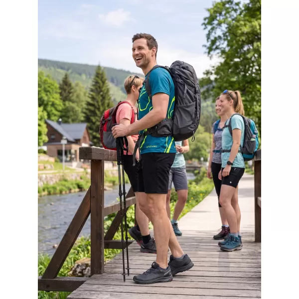  Férfi funkcionális T -piró prémium ALTISPORT VOJ/ALM073TR01 NAVY-FLUO SÁRGA 