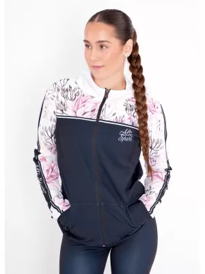 Női pulóver a zip prémiumon ALTISPORT VOJ/ALW008MI02 FEKETE