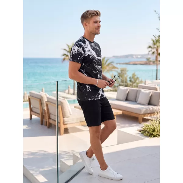  Férfi funkcionális T -piró prémium ALTISPORT VOJ/ALM071TR01 FEKETE -FEHÉR 