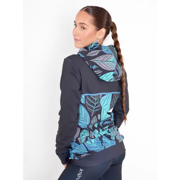  Női pulóver a zip prémiumon ALTISPORT VOJ/ALW061MI02 KÉK 