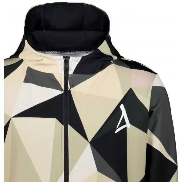  Férfi pulóver a zip prémiumon ALTISPORT VOJ/ALM007MI02 BARNA 