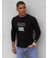 Férfi pulóver DSTREET BX5376 FEKETE