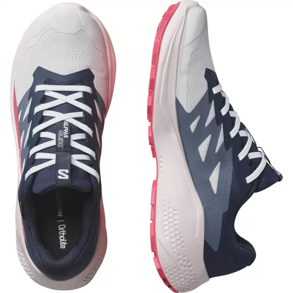  Női cipők SALOMON ALPHAGLIDE GTX W L47802300 LUNAR ROCK/BLUE NIGHTS/ROUGE RED 