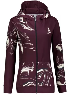 Női pulóver a zip prémiumon ALTISPORT VOJ/ALW064MI02 ÉRC