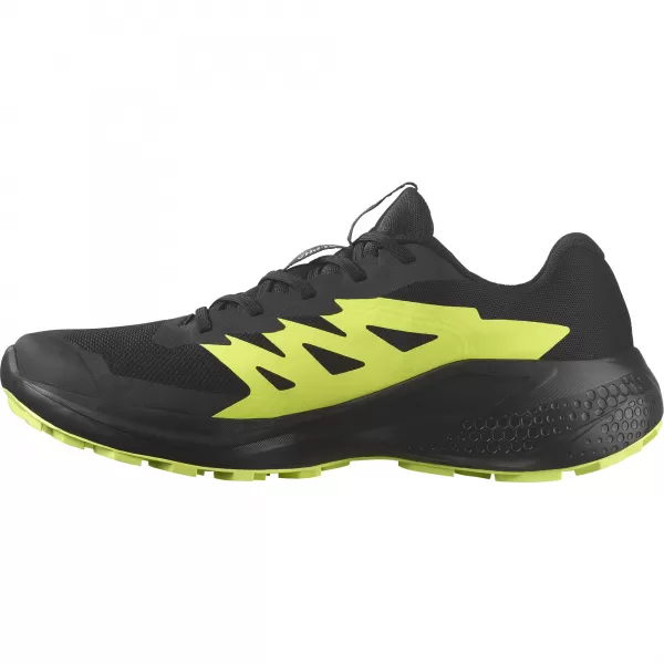  Férfi cipők SALOMON ALPHAGLIDE GTX L47802000 FEKETE/ÖTVÖZET/ÉLES ZÖLD 